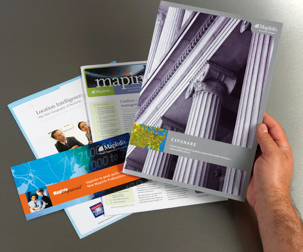 MapInfo promotion collateral